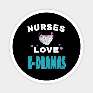 Nurses love K-Dramas with mask Magnet